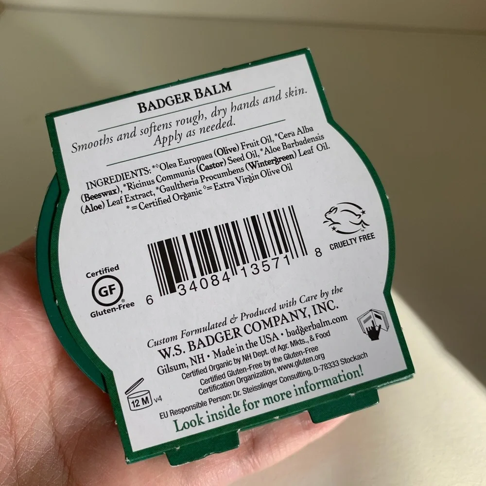 Hold Badger balm